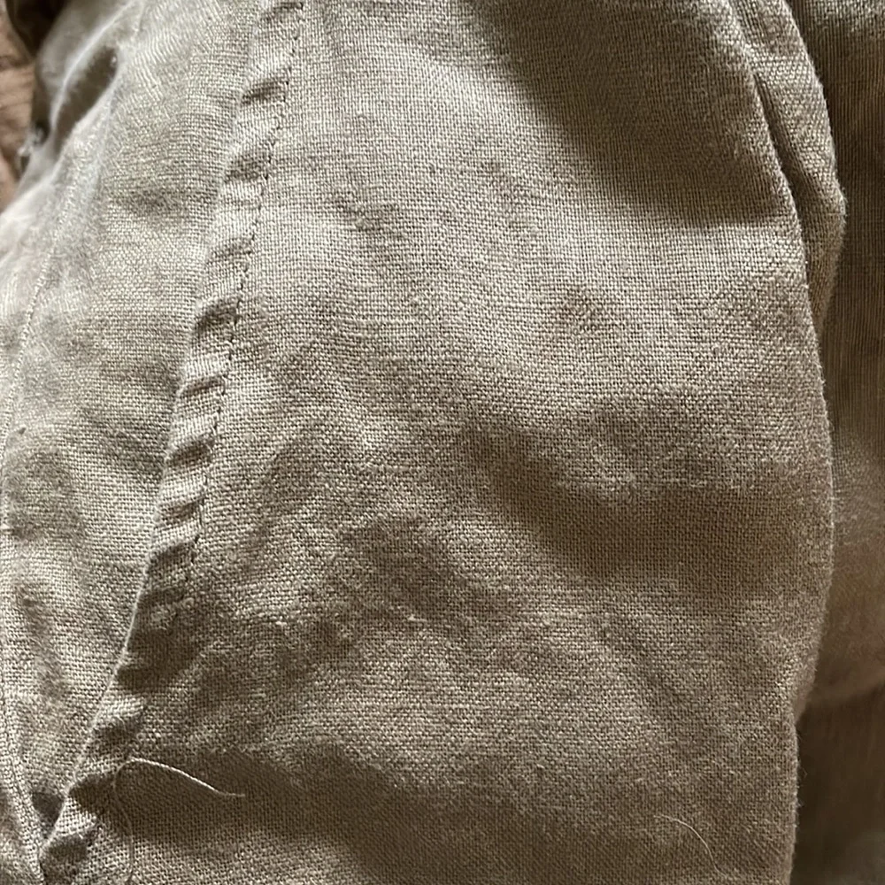 Reformation Linen Paper Bag Pants Sz 2 - Picture 5 of 5